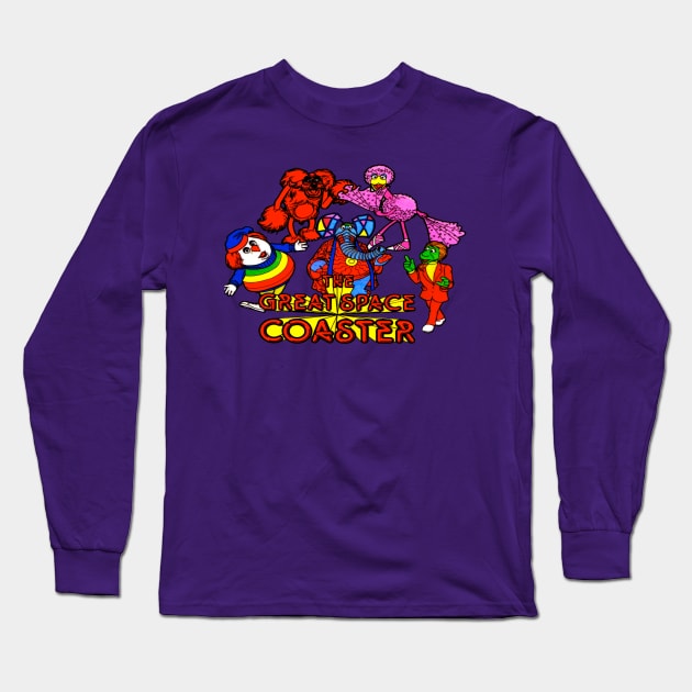 The Great Space Coaster Long Sleeve T-Shirt by The Curious Cabinet